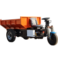 Triciclo minero tipper carging dumper mini camioneta